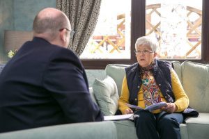 One of the steps after someone dies is to make the funeral arrangements.